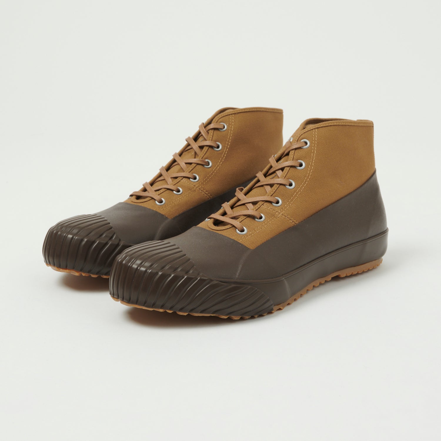 Moonstar 'Alweather' Rubber Covered Hi-Top Sneaker - Brown