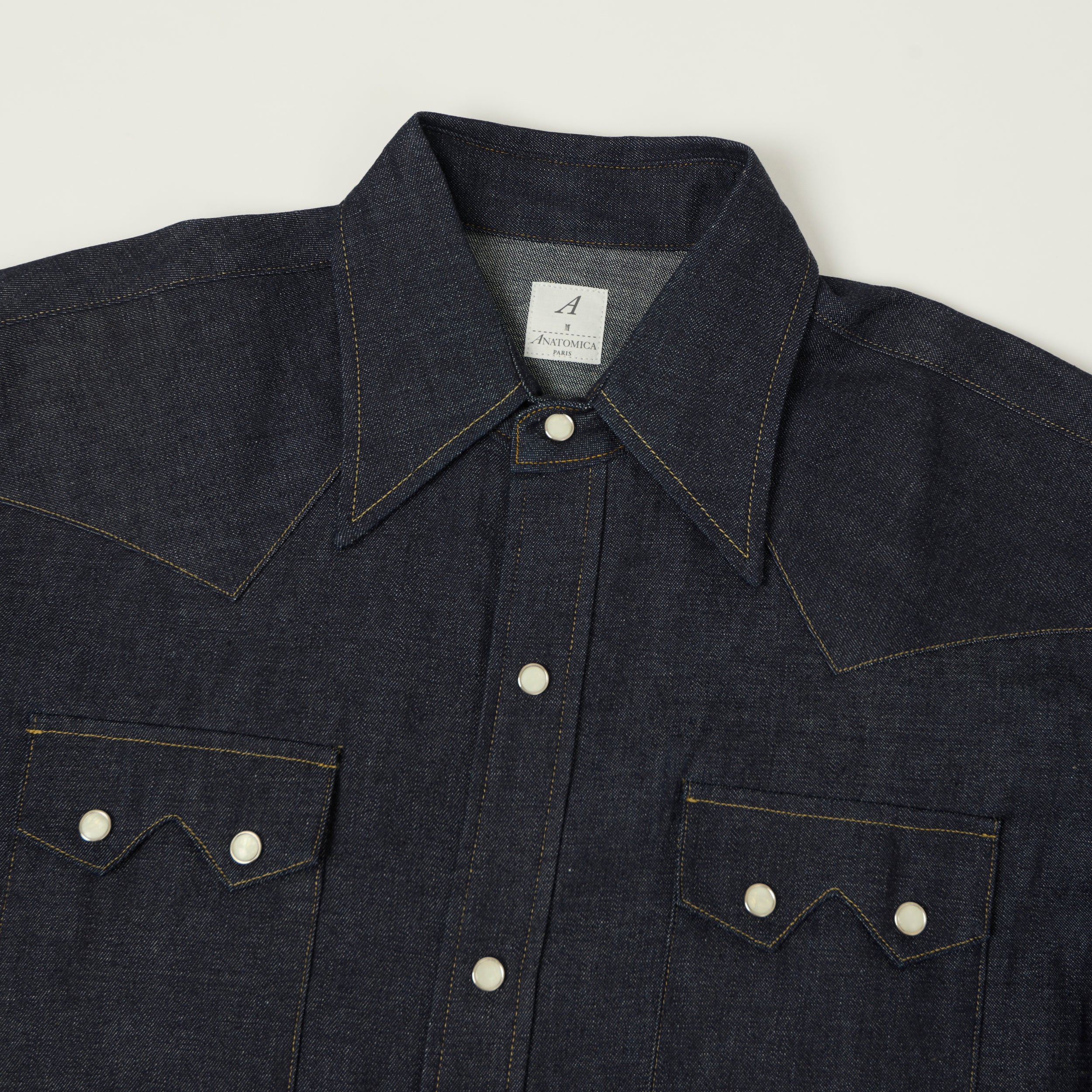 Anatomica Denim Western Shirt - Indigo