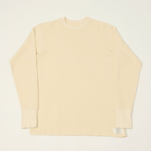 Anatomica Long Sleeve Thermal T-Shirt - Natural