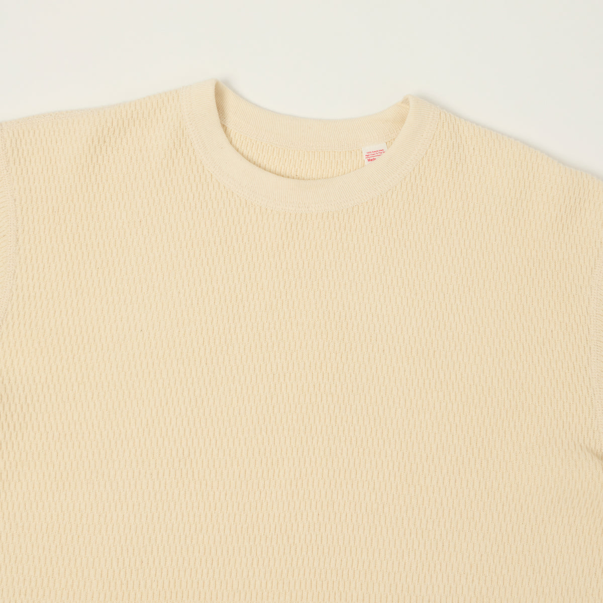 Anatomica Long Sleeve Thermal T-Shirt - Natural