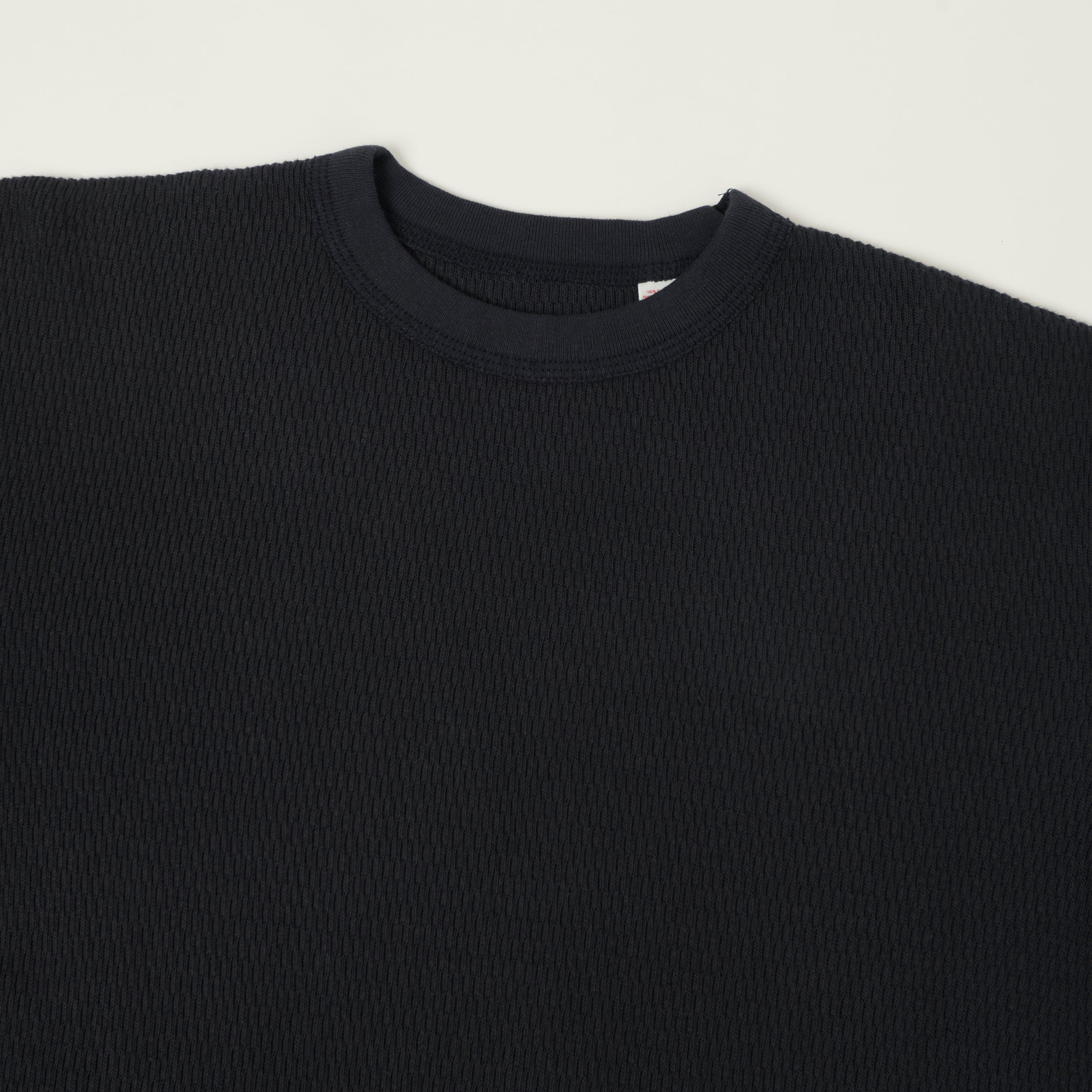 Anatomica Long Sleeve Thermal T-Shirt - Navy