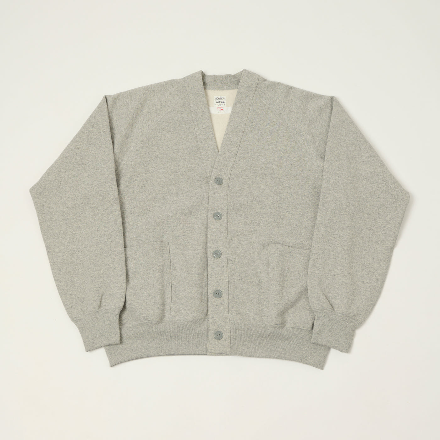 Anatomica Raglan Sleeve Cardigan - Grey
