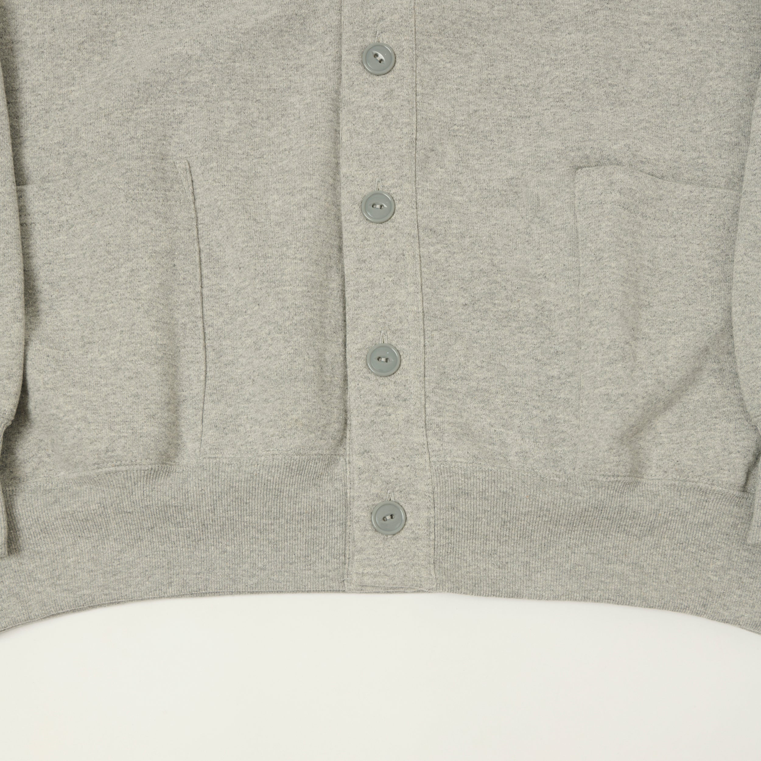 Anatomica Raglan Sleeve Cardigan - Grey