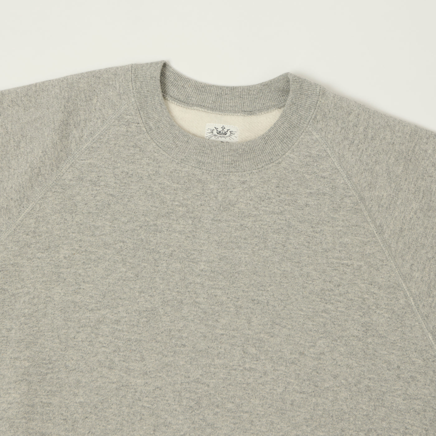 Anatomica Raglan Sleeve Sweatshirt - Grey