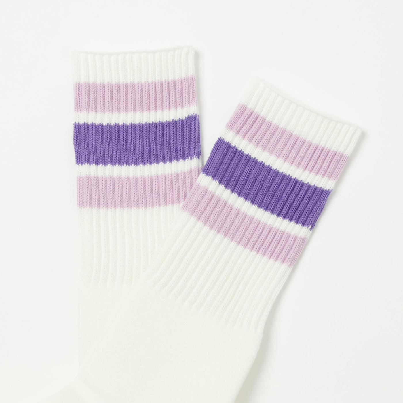 Anonymous Ism 3 Line Crew Sock - Purple