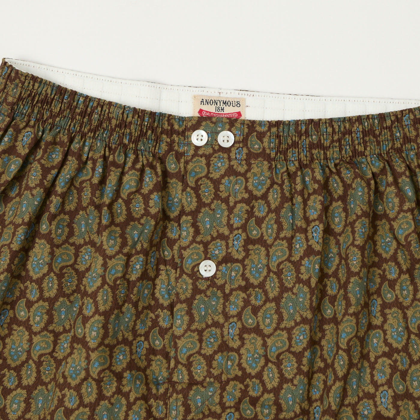 Anonymous Ism Dobby Paisley Boxer - Bordeaux