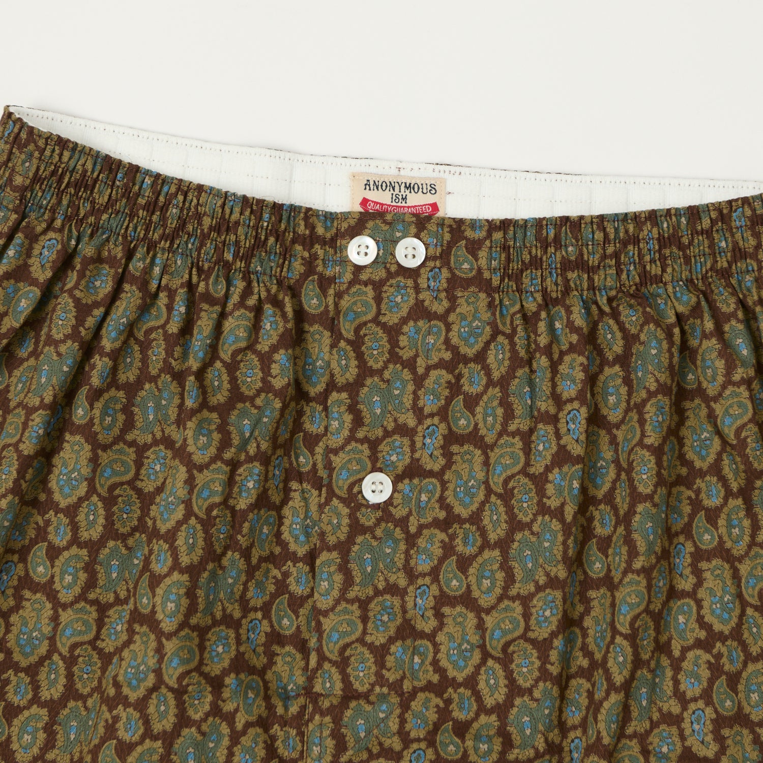 Anonymous Ism Dobby Paisley Boxer - Bordeaux