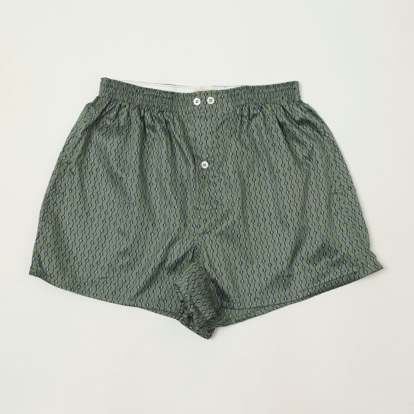Anonymous Ism - Fine Satin Dots Pattern Boxer - Green