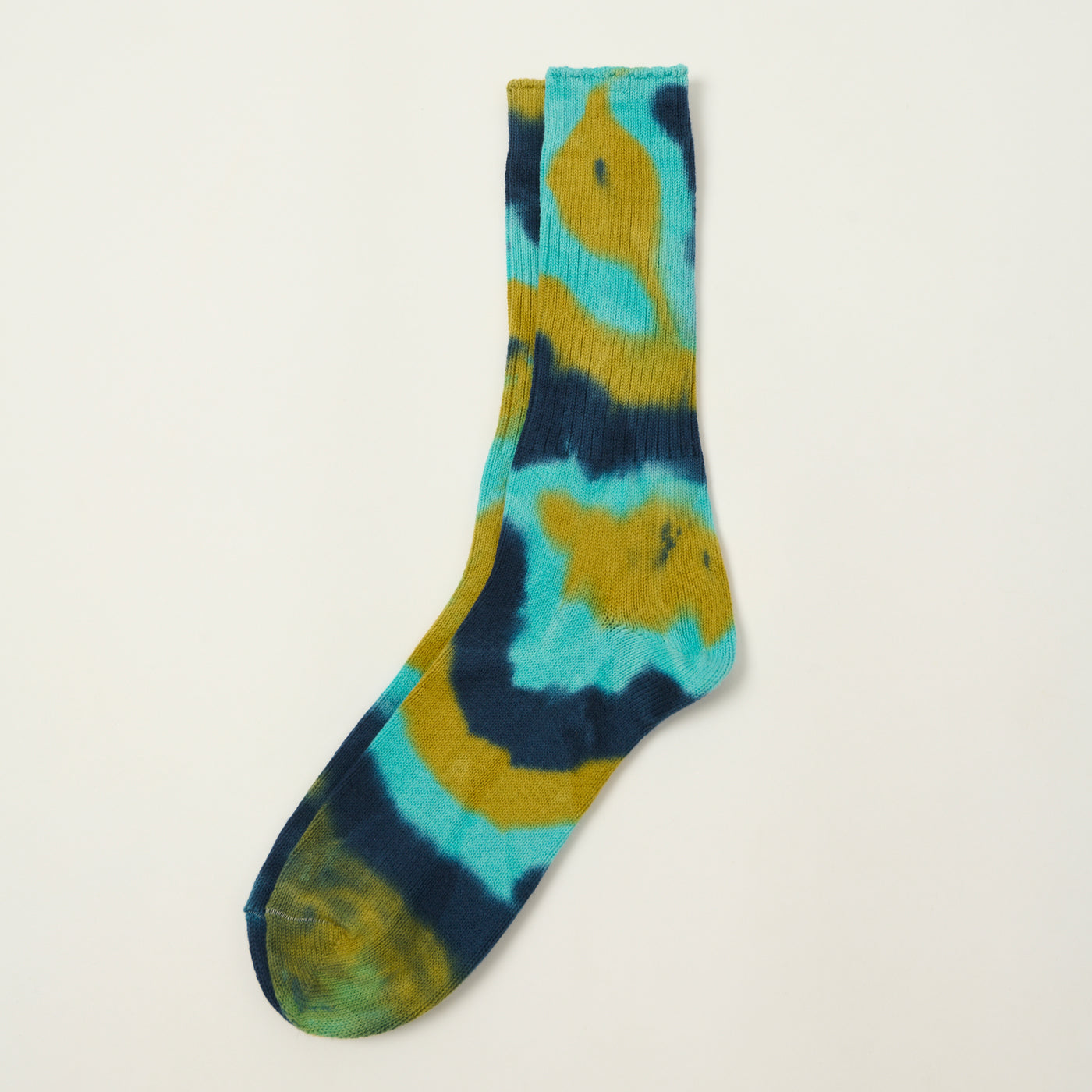 Anonymous Ism Tie Dye Crew Sock - Blue