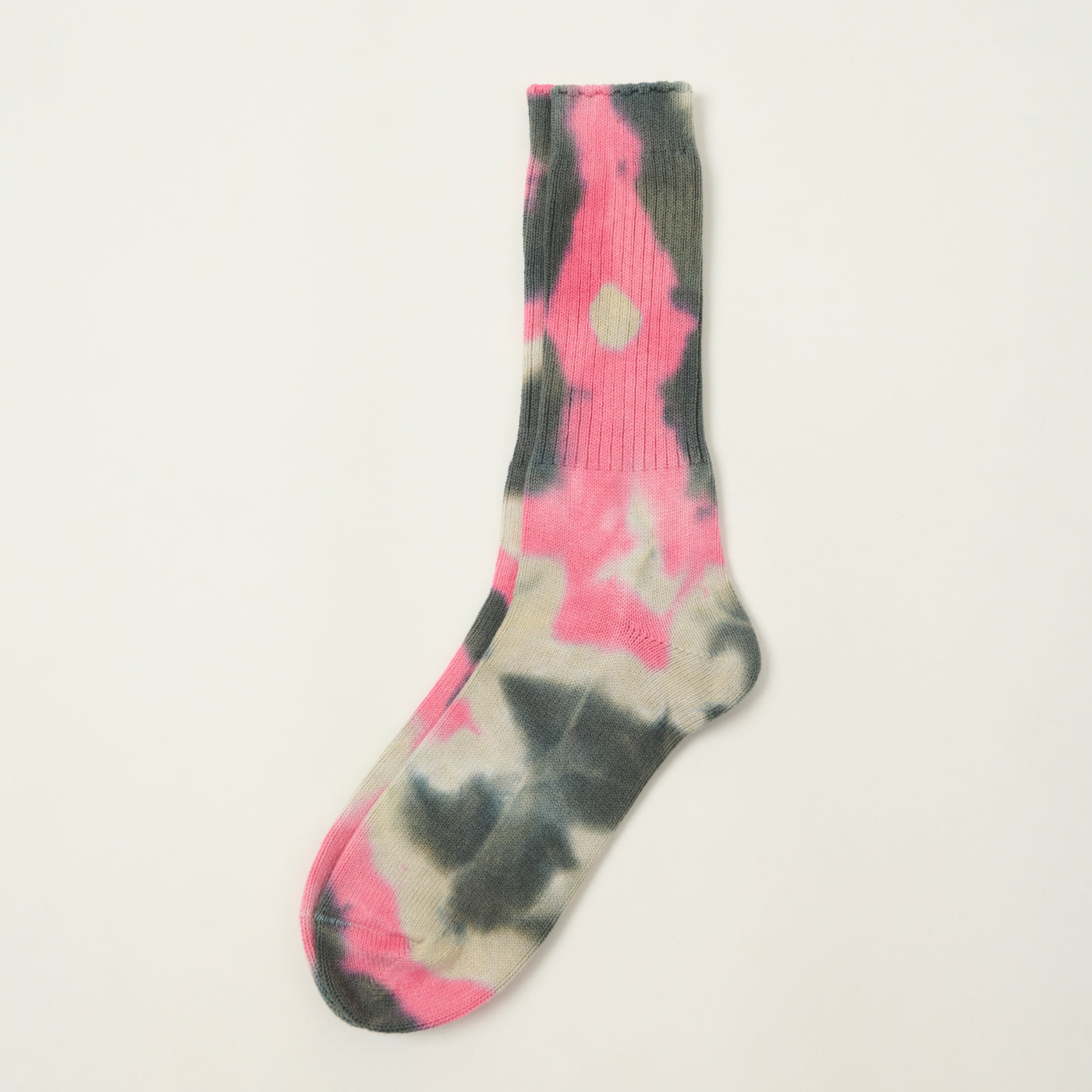 Anonymous Ism Tie Dye Crew Sock - Pink