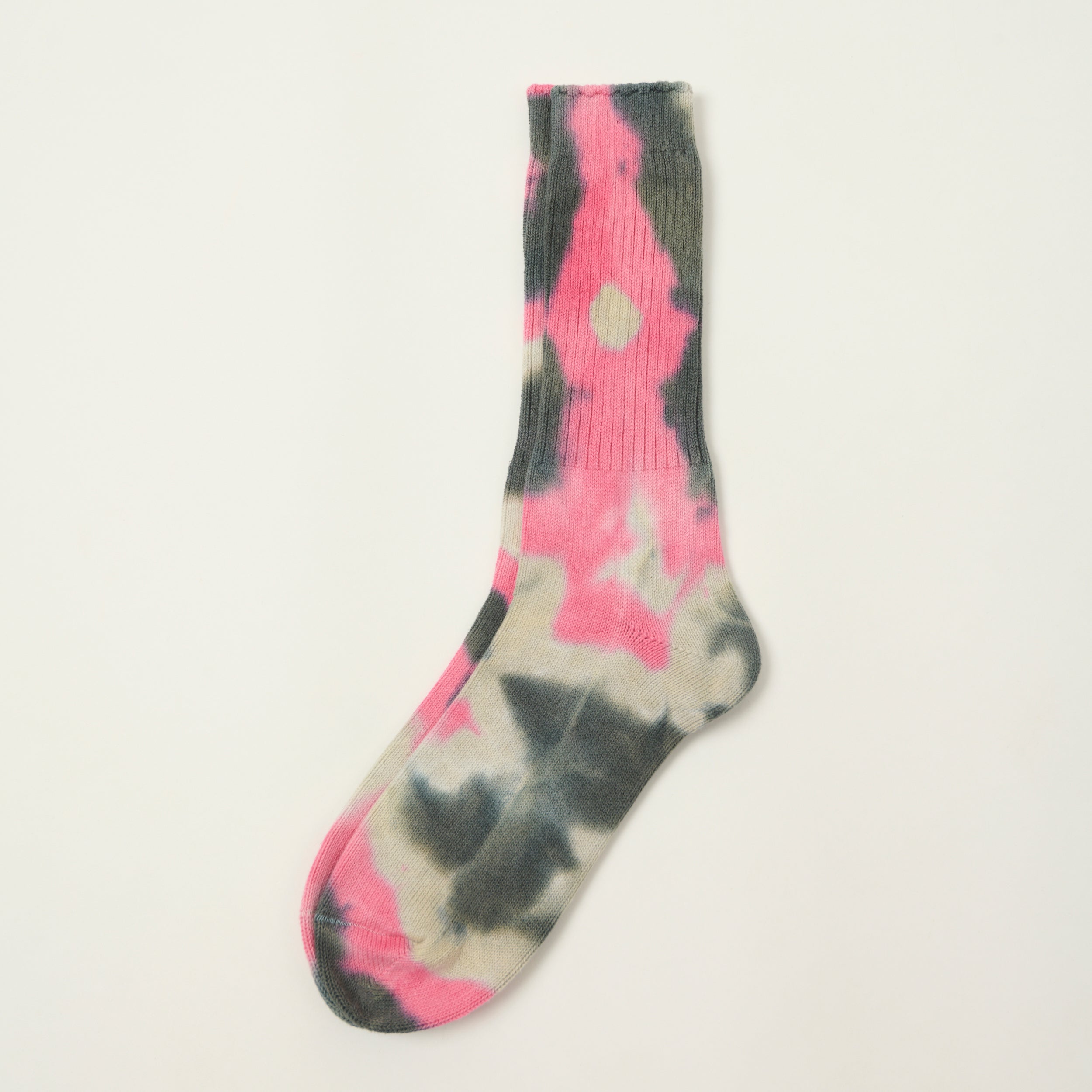 Anonymous Ism Tie Dye Crew Sock - Pink