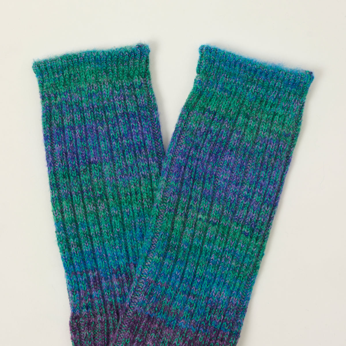 Anonymous Ism Splash Pattern Crew Sock - Blue