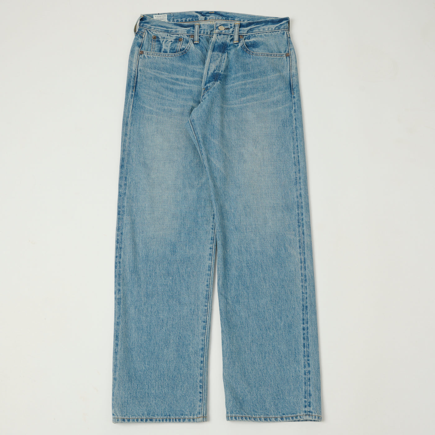A Vontade 0102SXX Regular Straight Jean - Faded Blue
