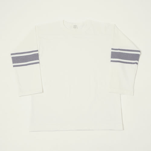 A Vontade Cropped Sleeve Football T-Shirt - White