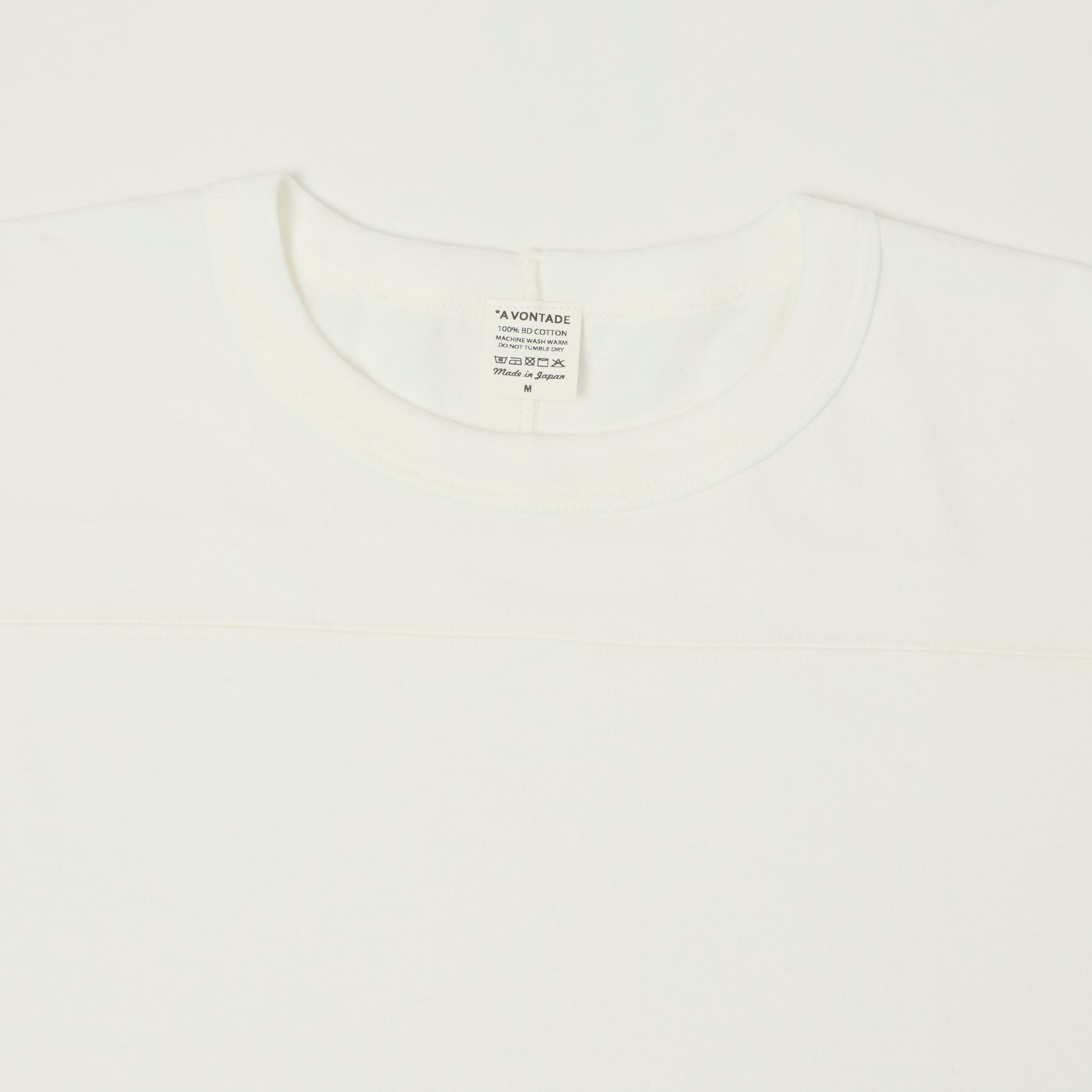 A Vontade Cropped Sleeve Football T-Shirt - White