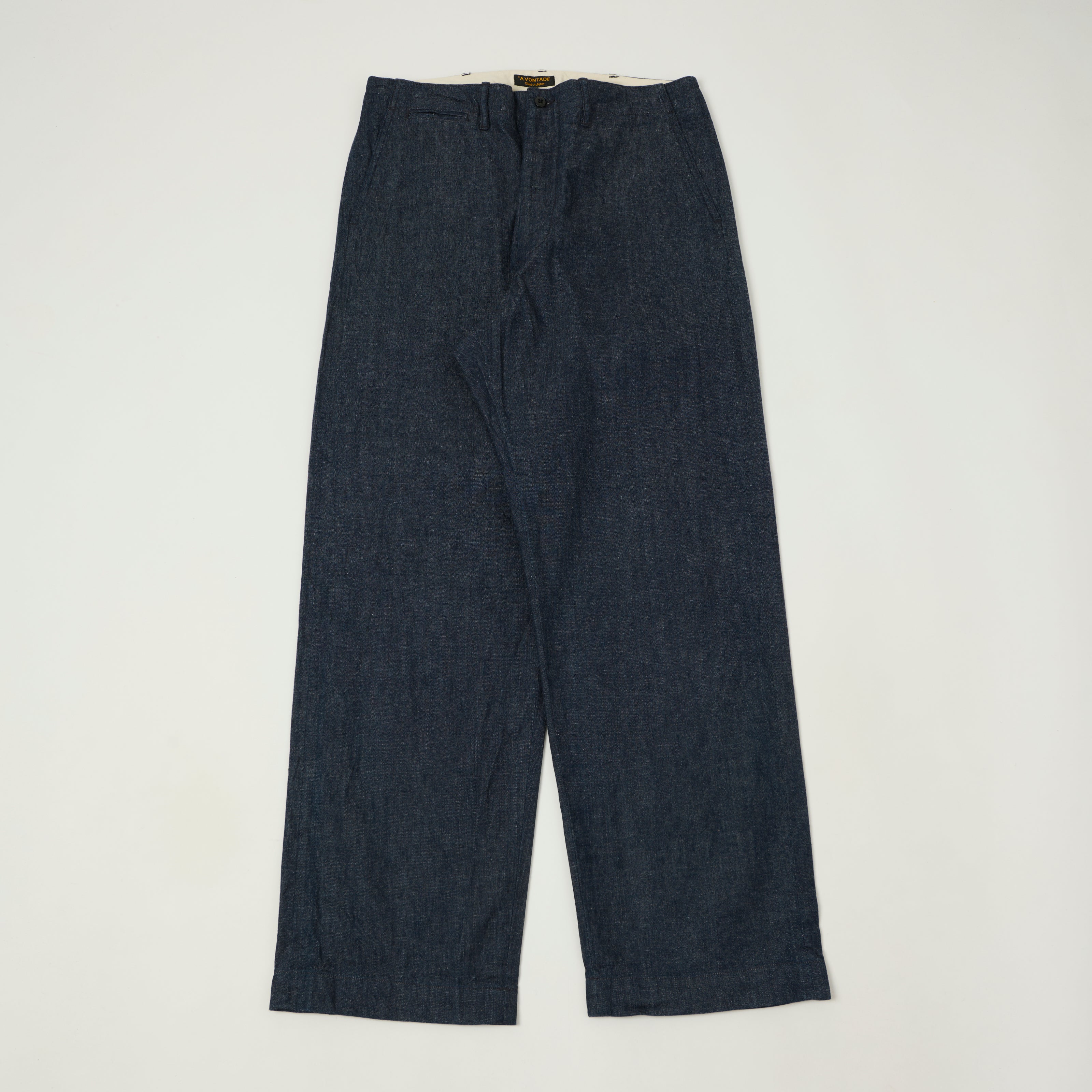 A Vontade Wide Fit Denim Chino Trouser - Raw