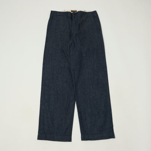 A Vontade Wide Fit Denim Chino Trouser - Raw