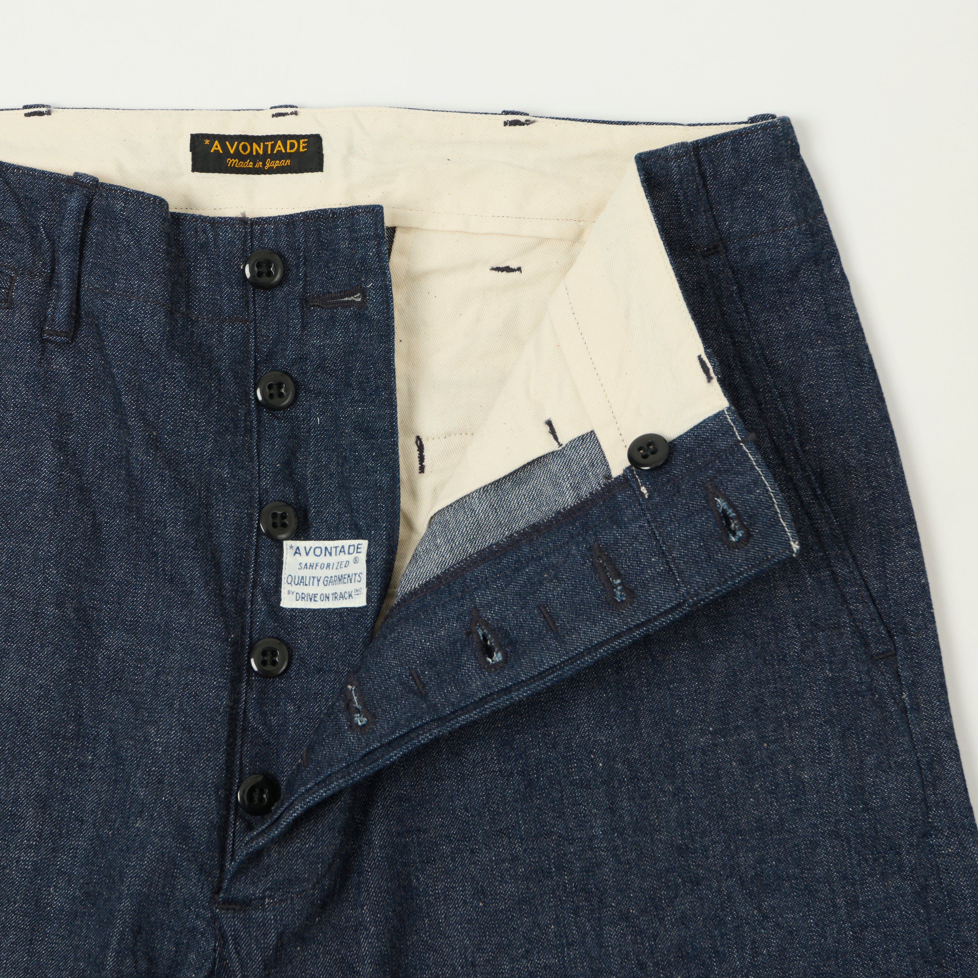 A Vontade Wide Fit Denim Chino Trouser - Raw