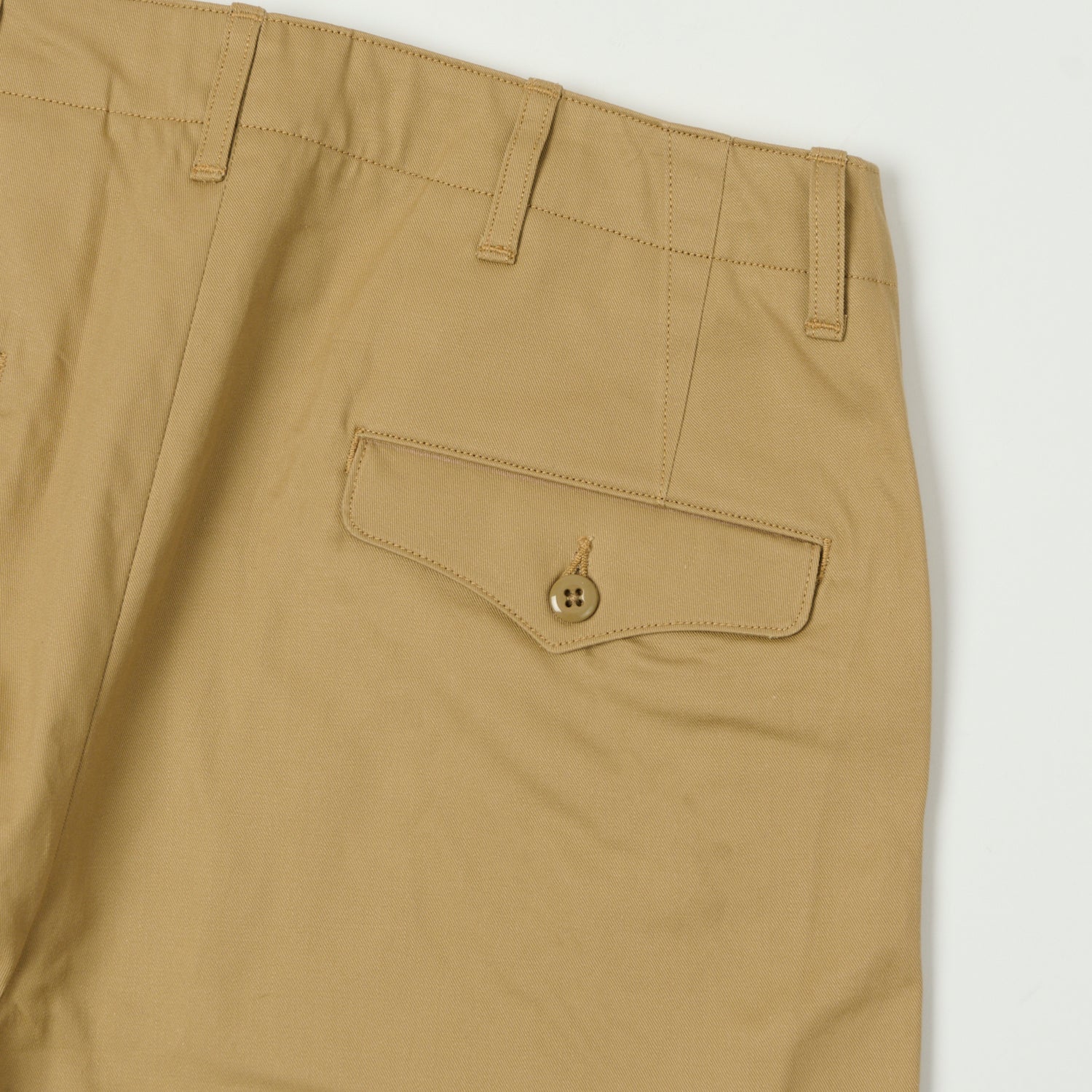 A Vontade Wide Fit Chino Trouser - Beige