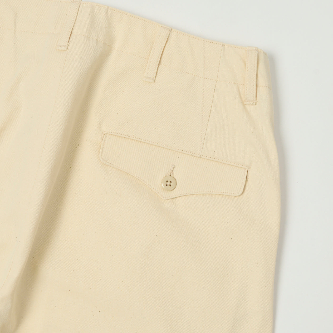 A Vontade Wide Fit Chino Trouser - Natural