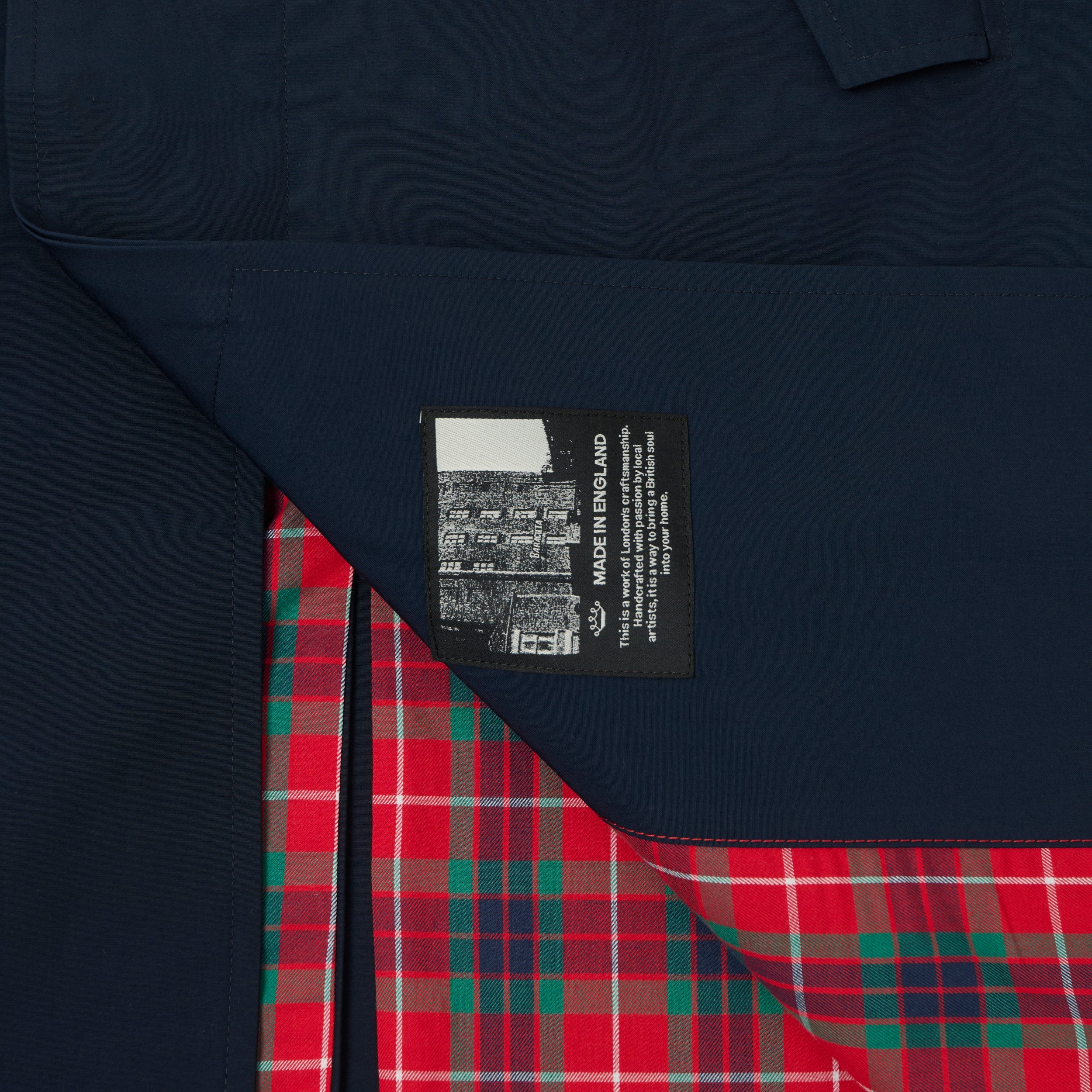 Baracuta G12 'Baracuta Cloth' Coat - Navy