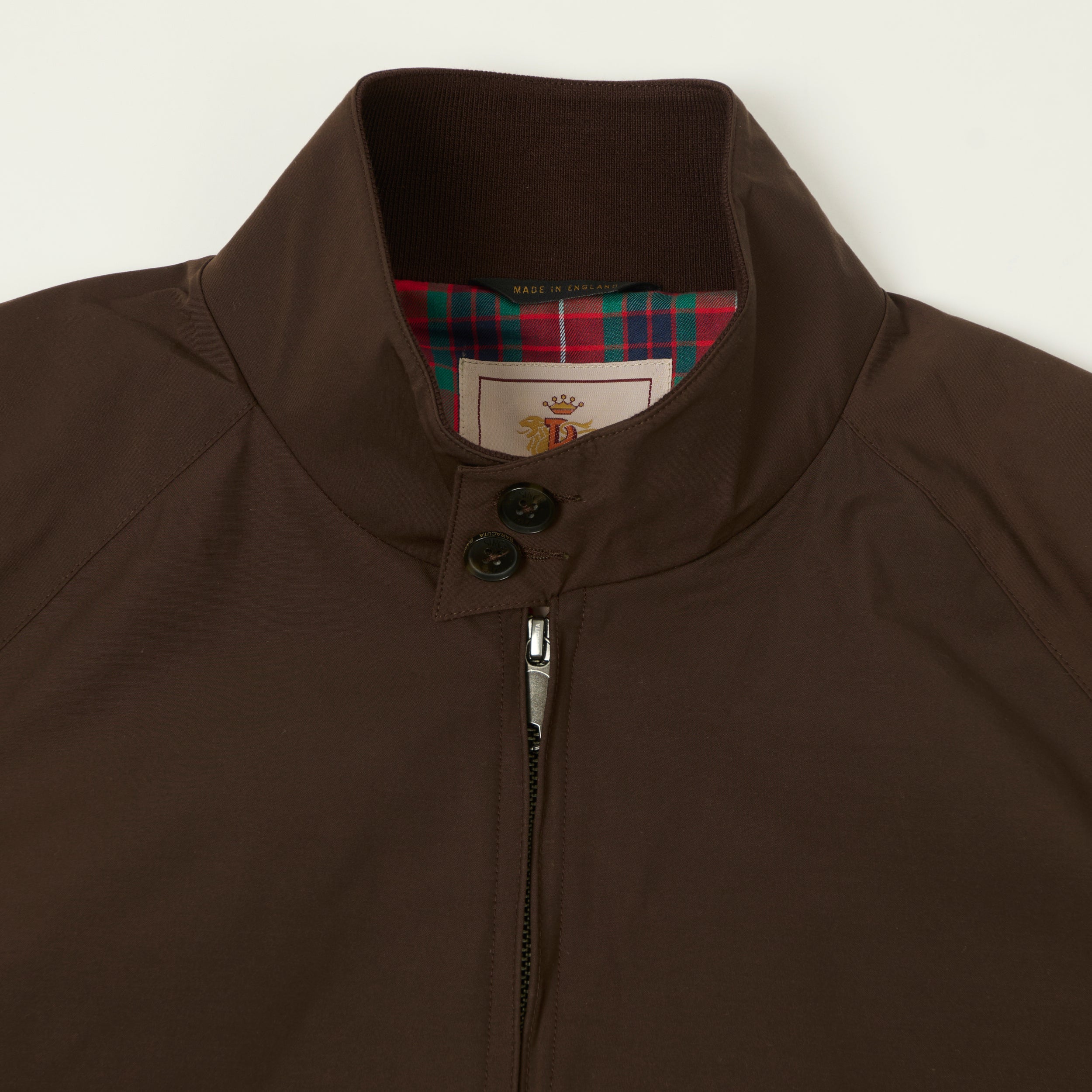 Baracuta G9 'Baracuta Cloth' Harrington Jacket - Cigar Brown