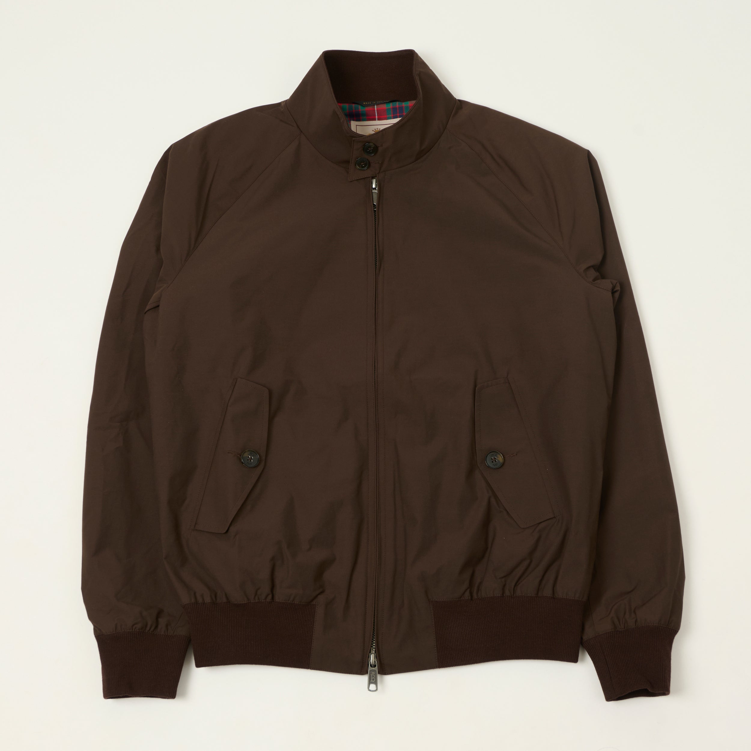 Baracuta G9 'Baracuta Cloth' Harrington Jacket - Cigar Brown