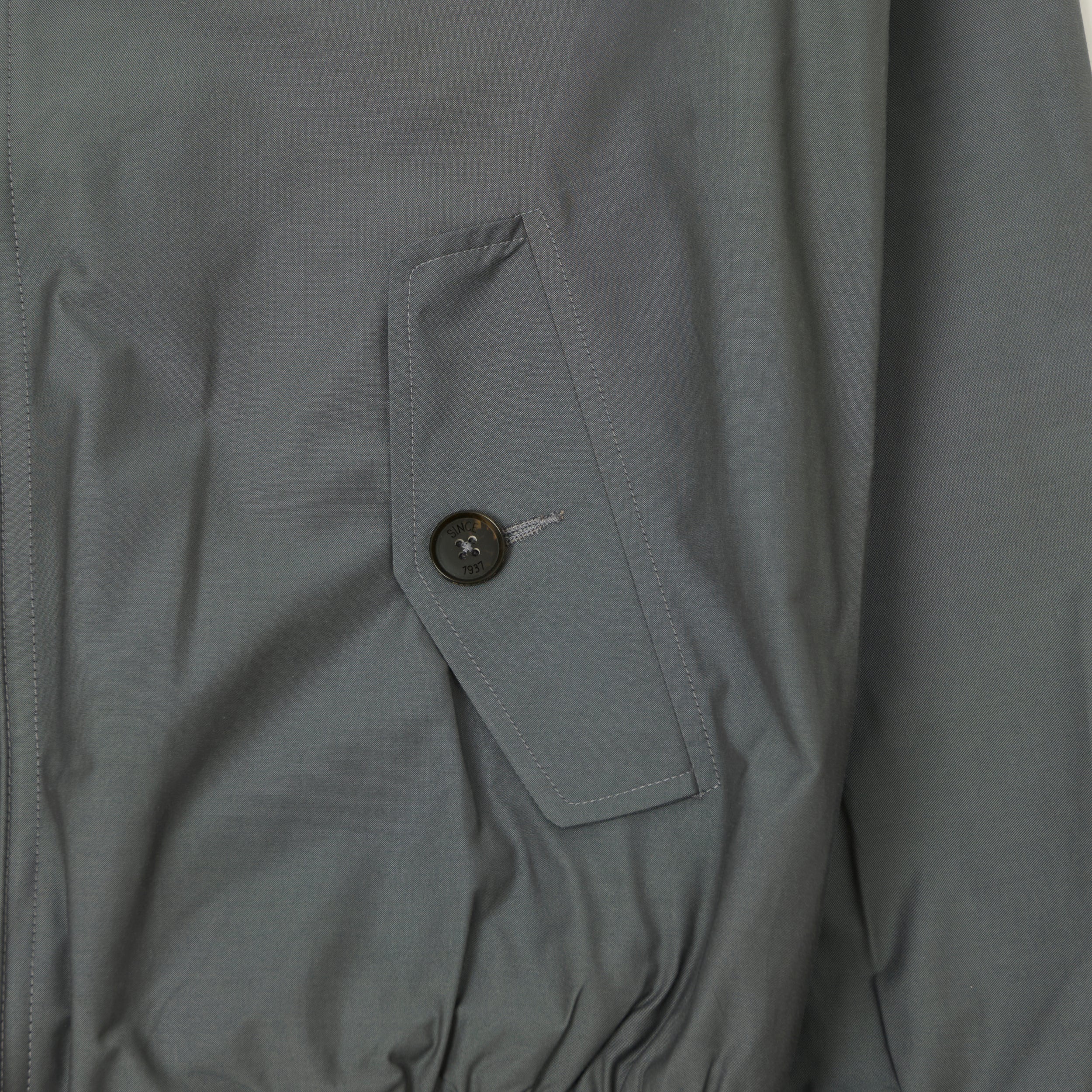 Baracuta G9 'Baracuta Cloth' Harrington Jacket - Slate Grey