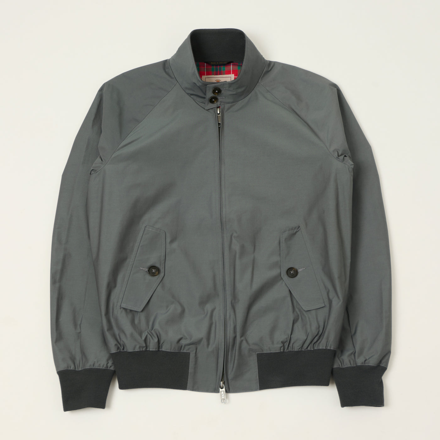 Baracuta G9 'Baracuta Cloth' Harrington Jacket - Slate Grey