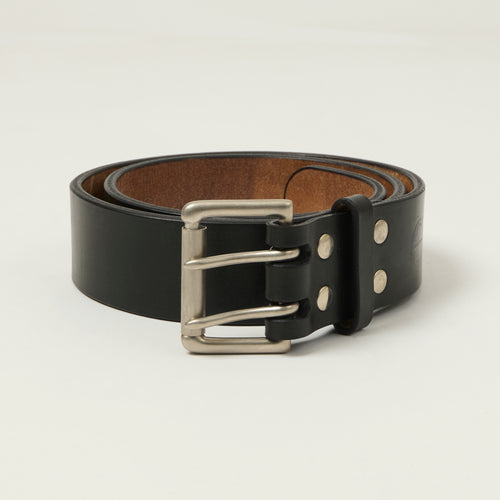 Barnes & Moore Heavyweight Belt - Oak Bark Black/Nickel