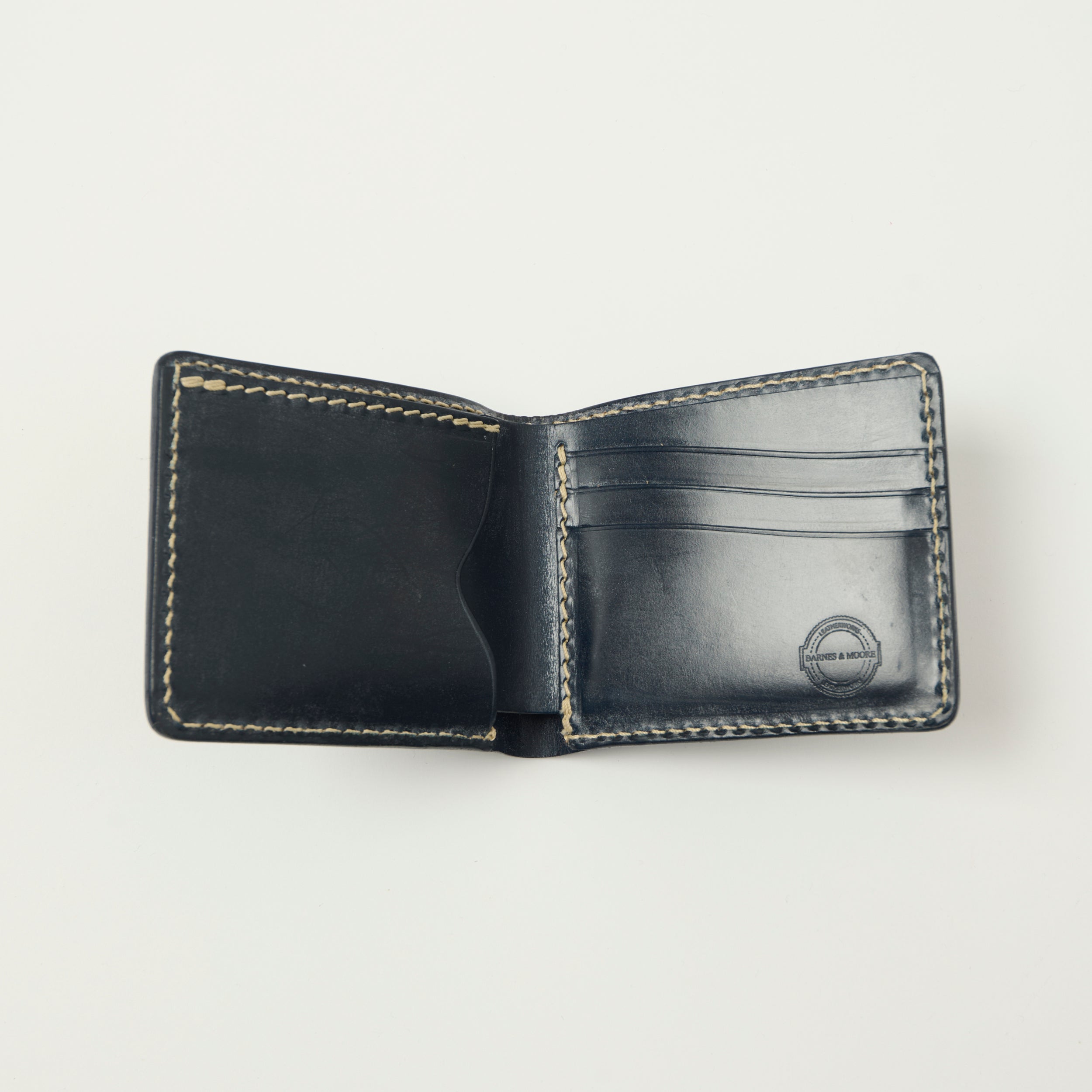 Barnes & Moore Quartermaster Wallet - Navy Bridle
