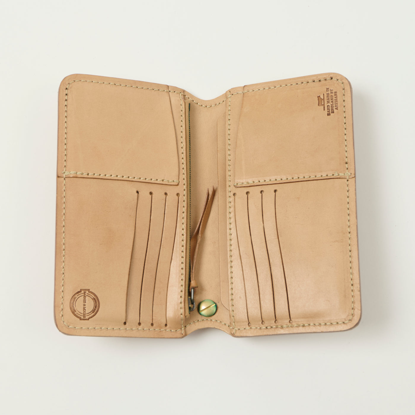 Barnes & Moore Roadster Long Wallet & Lanyard - Oak Bark Natural