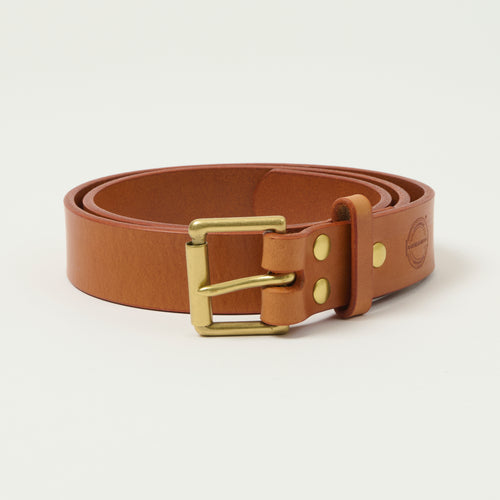 Barnes & Moore Roller Belt - Harness Tan/Brass
