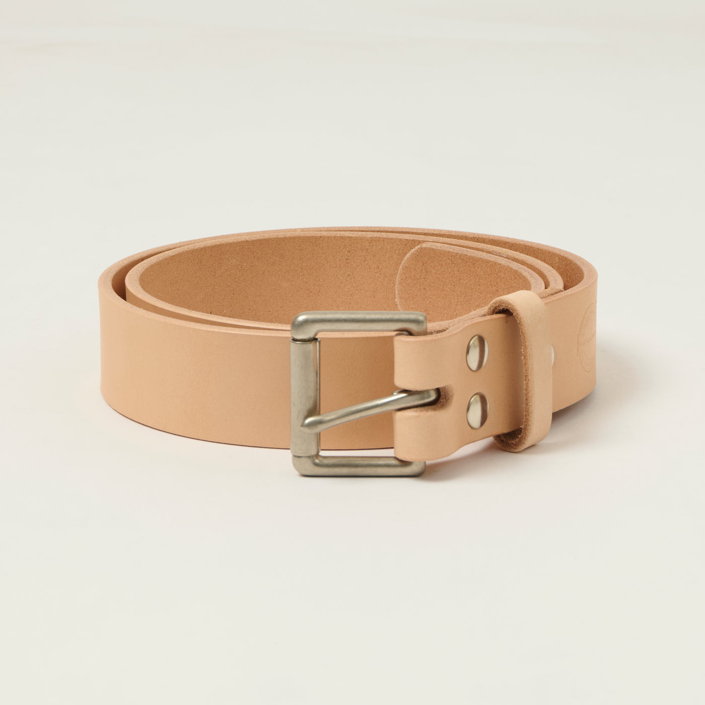 Barnes & Moore Roller Belt - Natural/Nickel