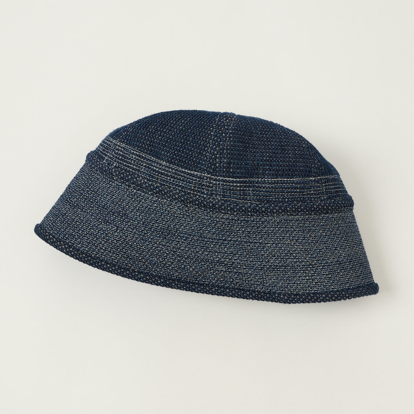 Beams Plus Indigo 'Gobb' Hat - Used Wash
