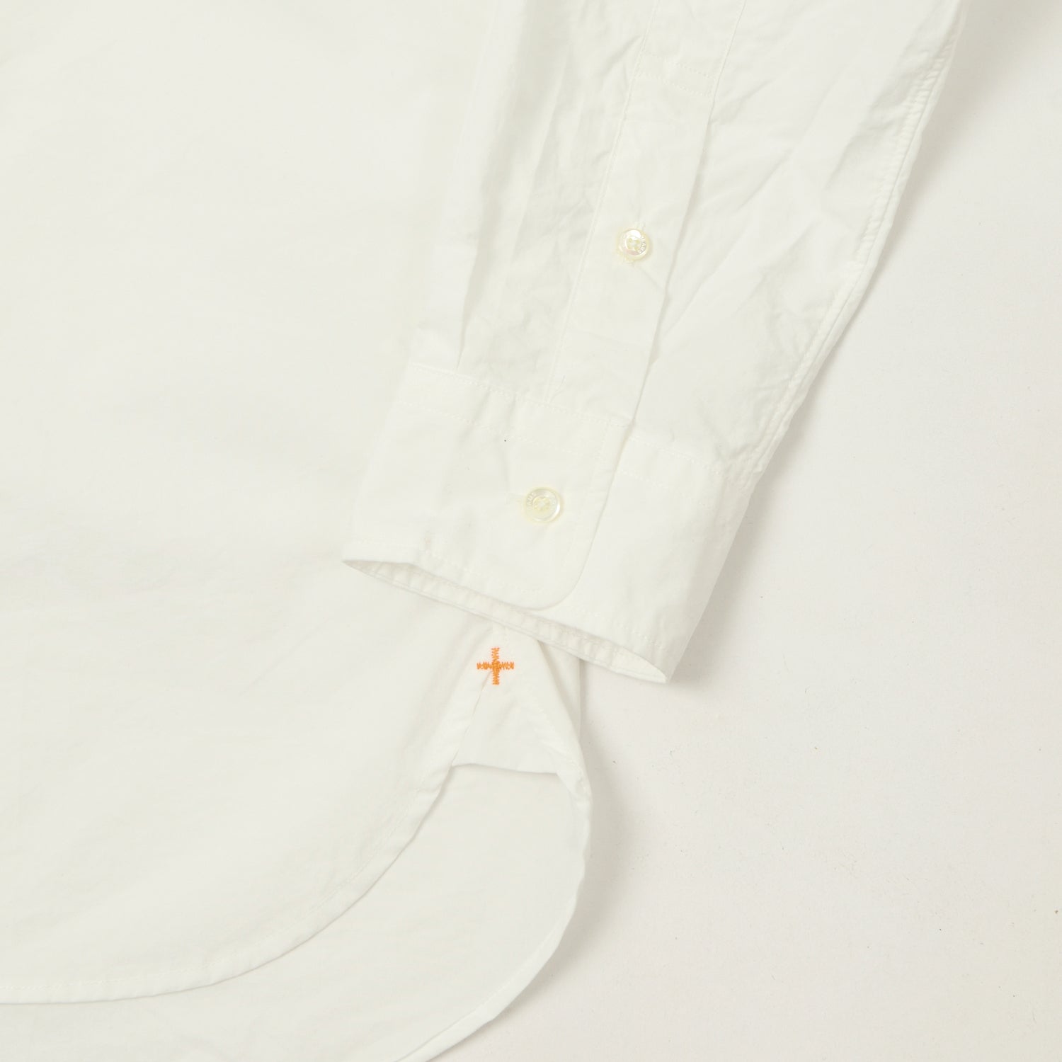 Beams Plus Poplin Button Up Shirt - White