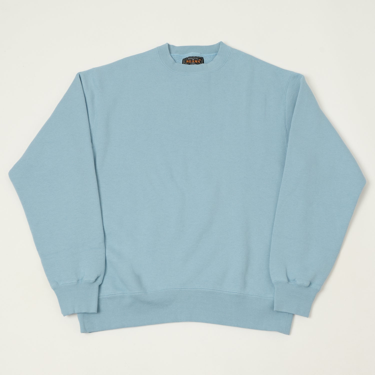 Beams Plus Crewneck Sweatshirt - Sax