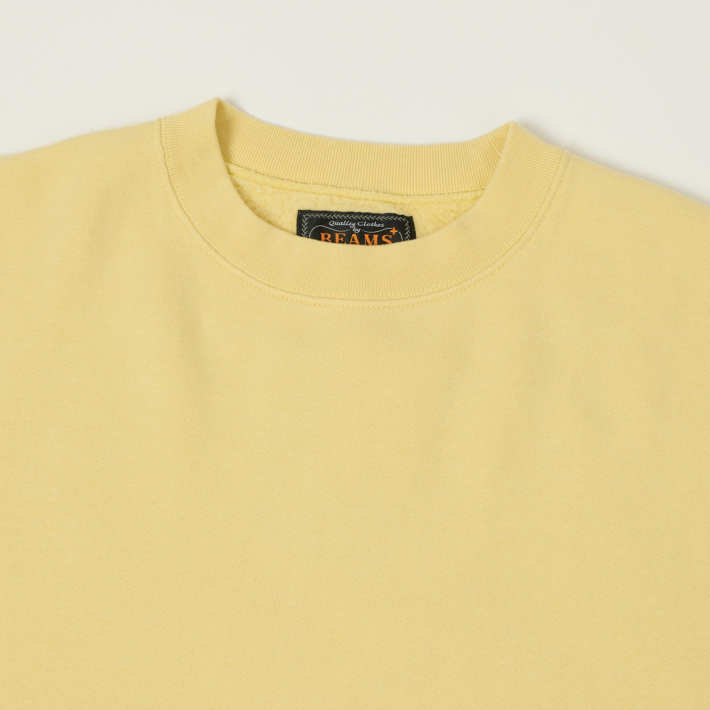 Beams Plus Crewneck Sweatshirt - Cream