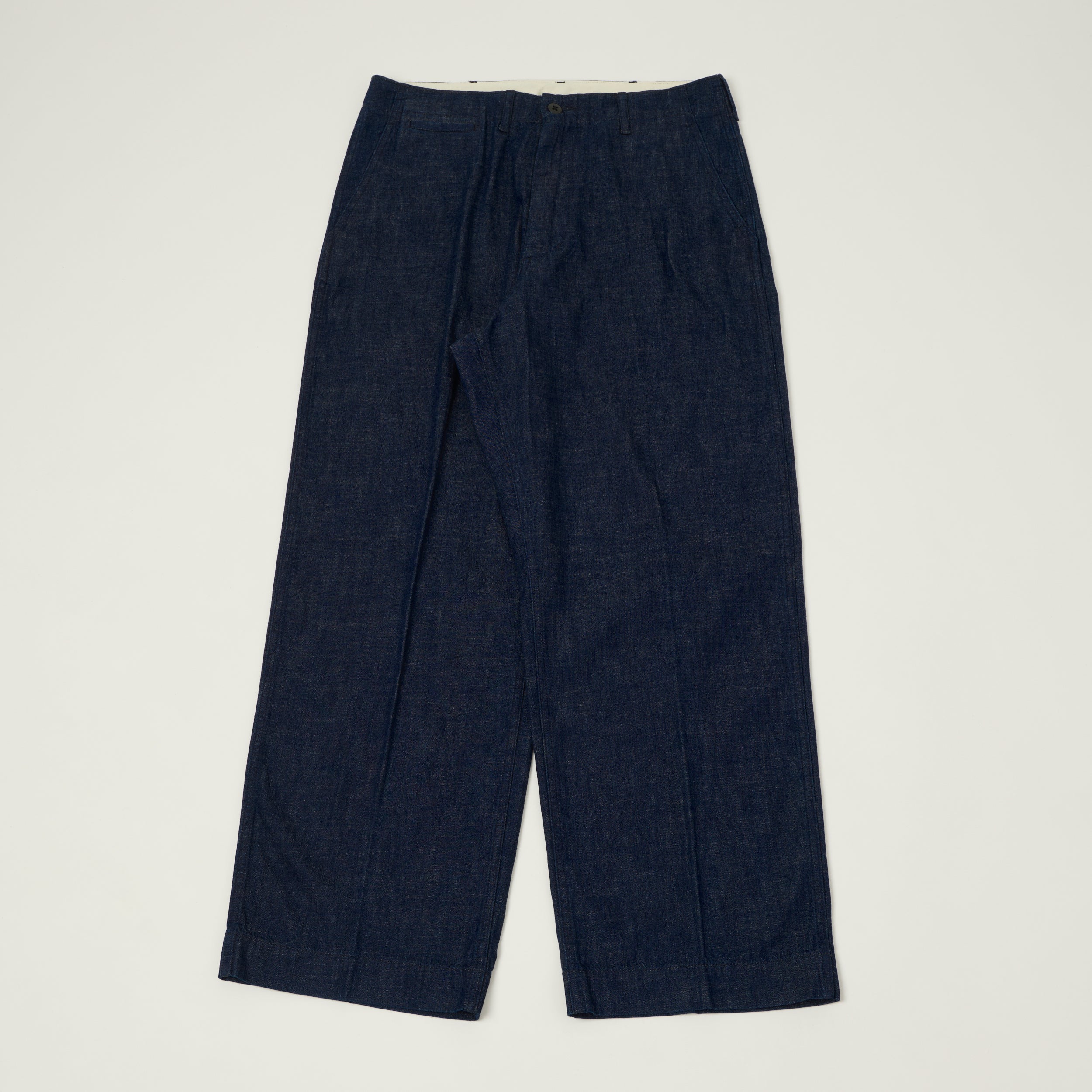 Beams Plus 8oz Denim Trousers - Indigo
