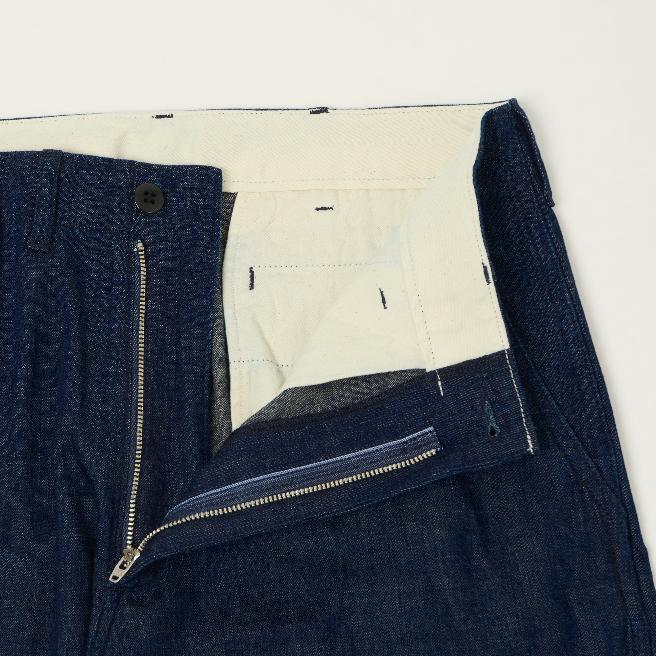 Beams Plus 8oz Denim Trousers - Indigo