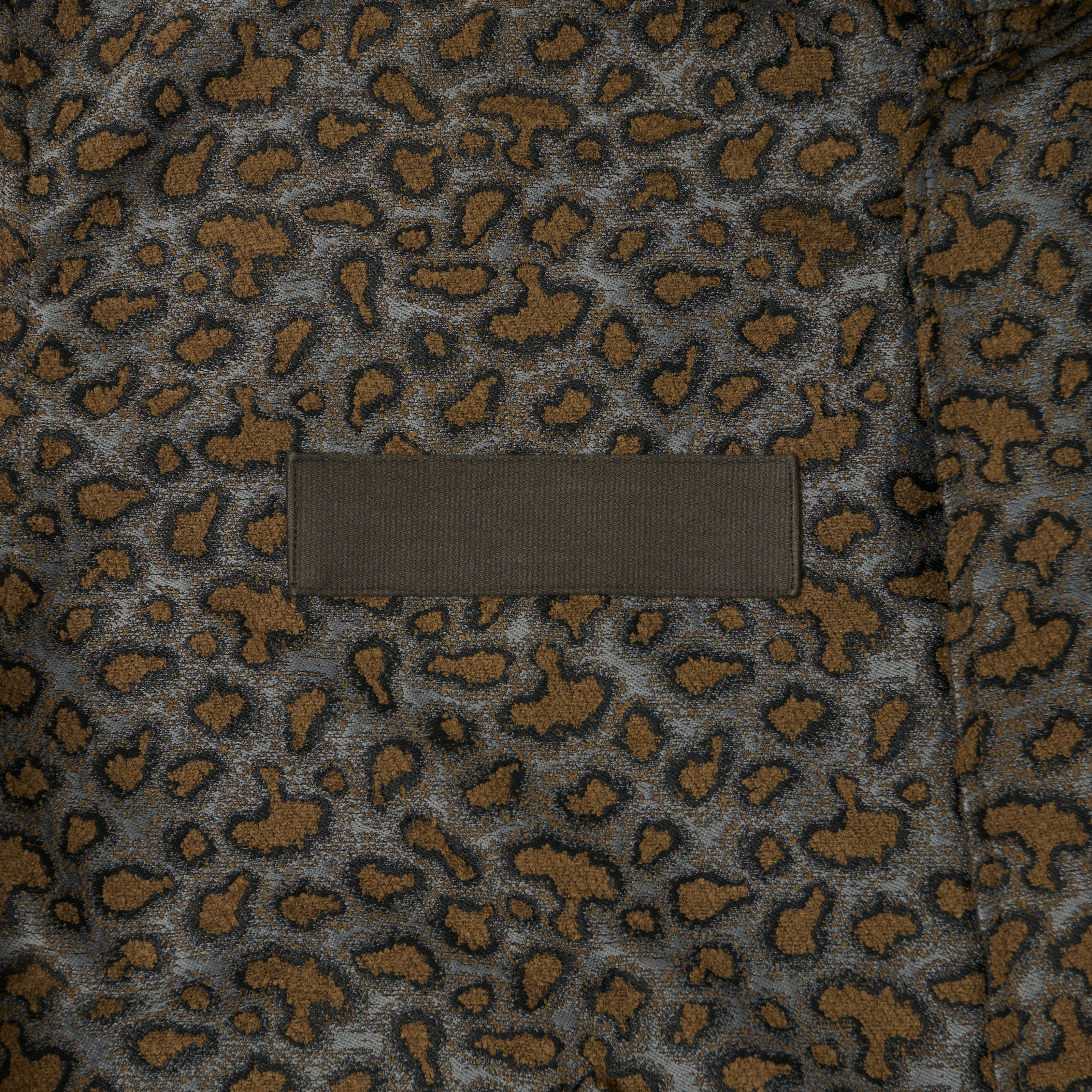 Beams Plus Camo Jacquard Parka - Charcoal