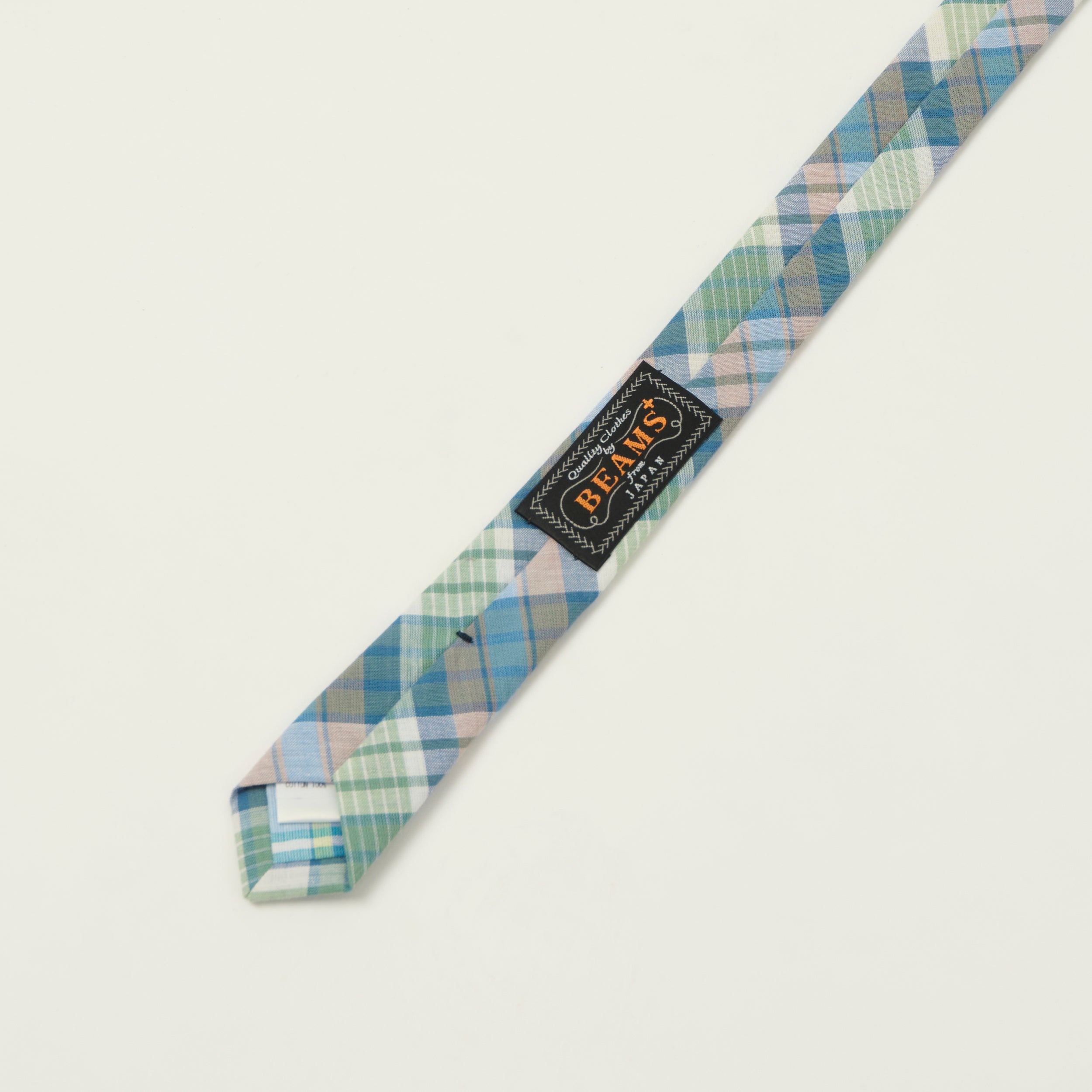 Beams Plus Madras Panel Tie - Green