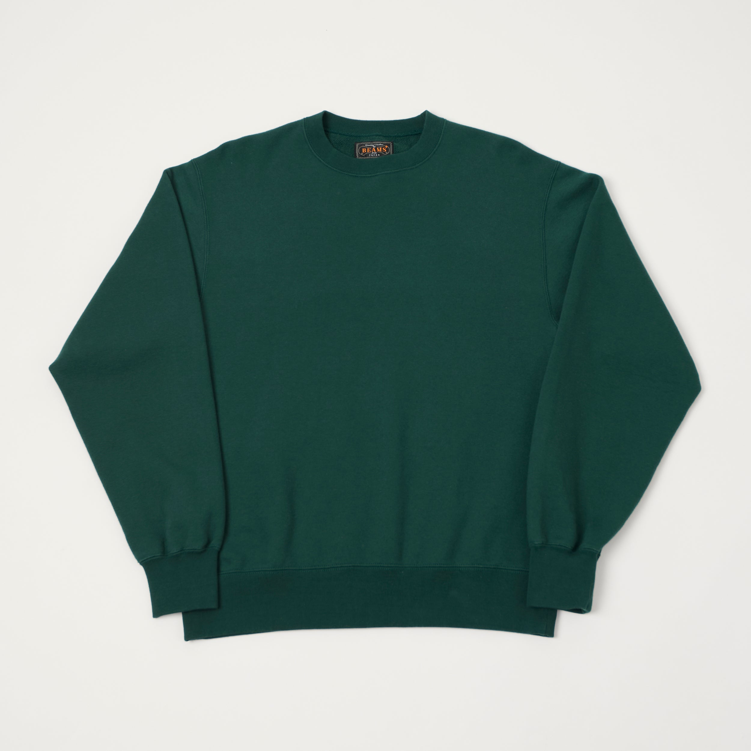 Beams Plus 'Marudou' Crewneck Sweatshirt - Dark Green