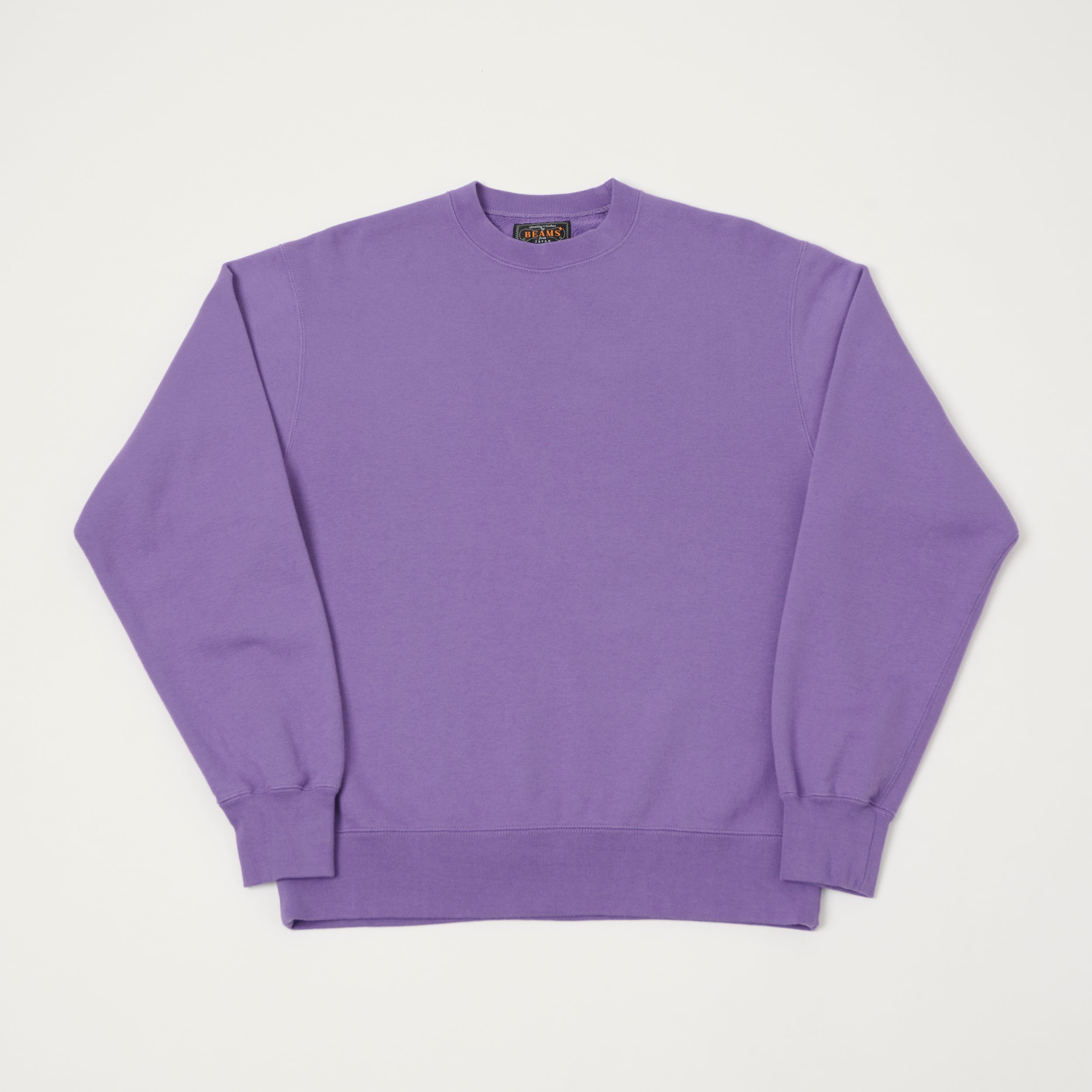 Beams Plus 'Marudou' Crewneck Sweatshirt - Purple