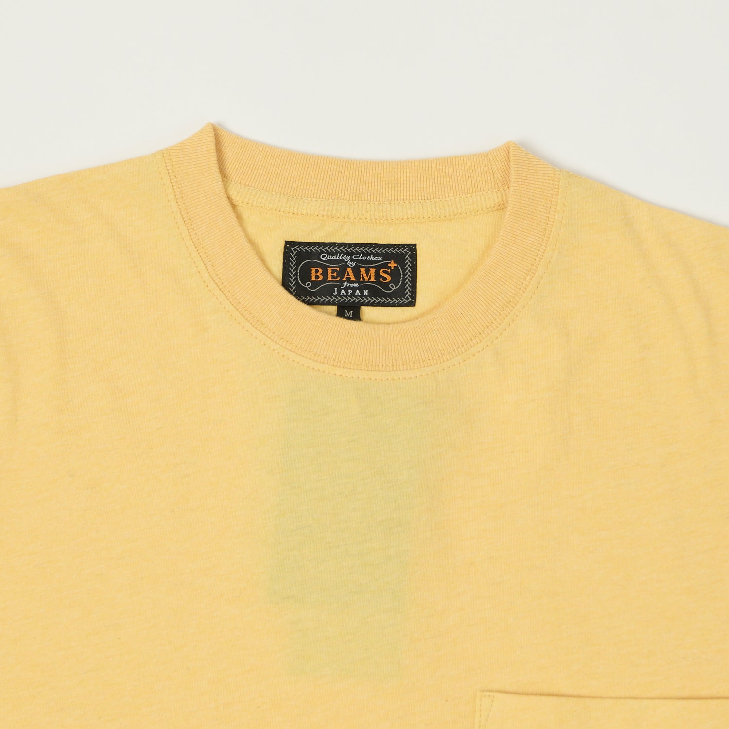 Beams Plus Pocket T-Shirt - Yellow