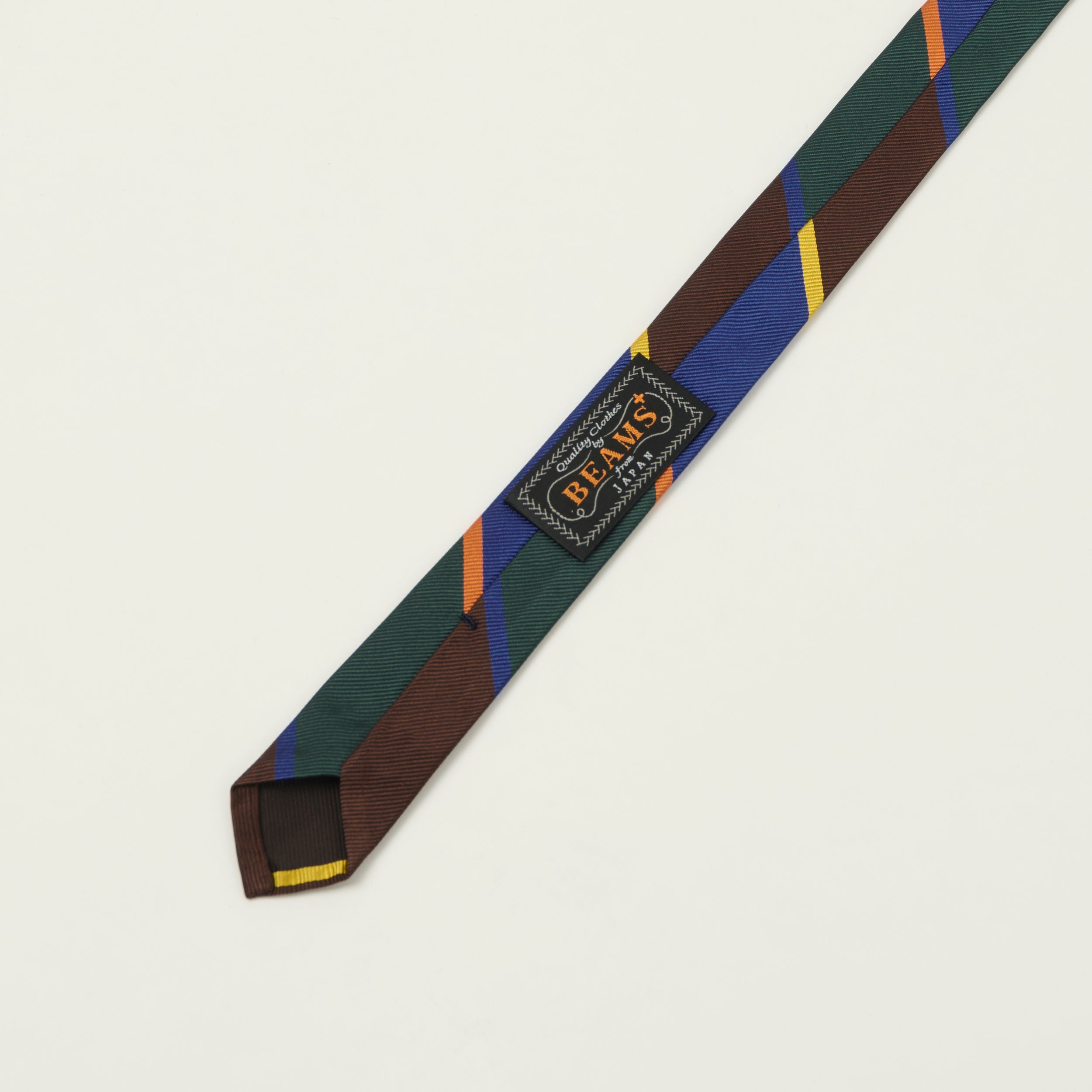 Beams Plus Preppy Striped Tie - Blue/Green
