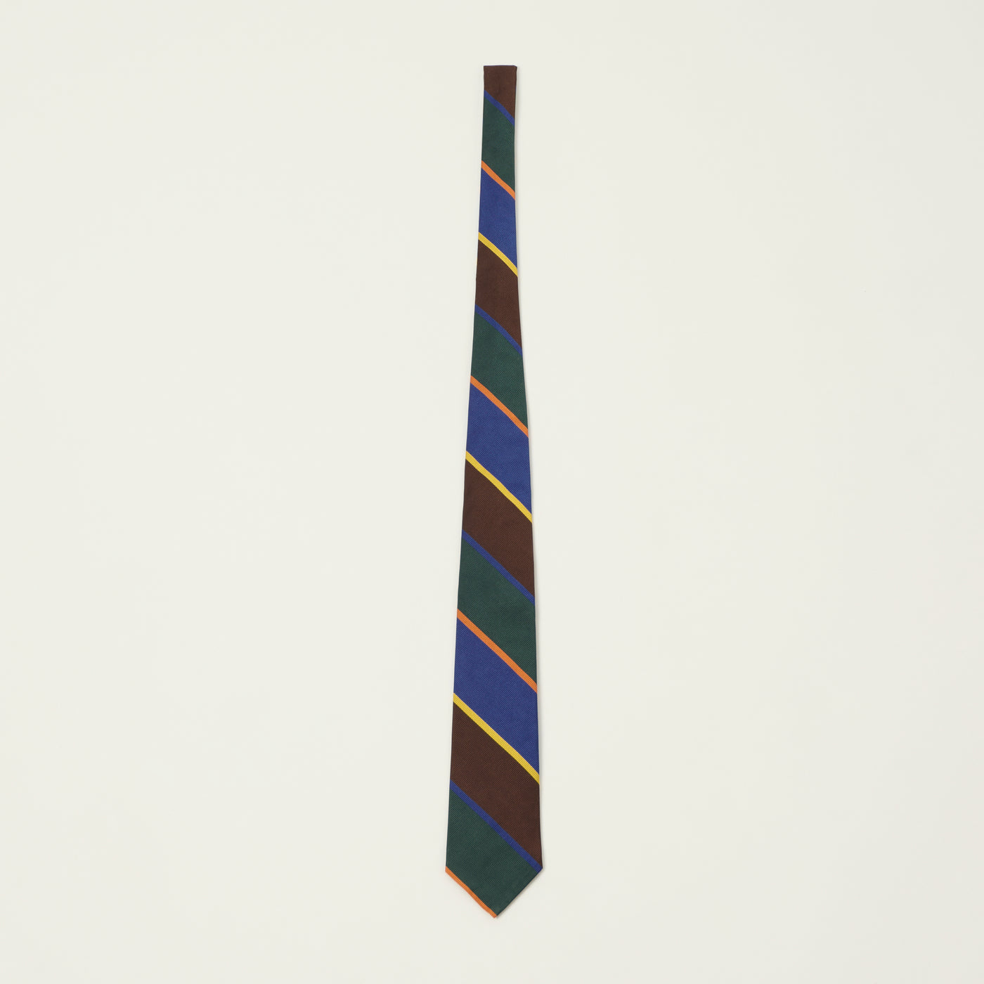 Beams Plus Preppy Striped Tie - Blue/Green