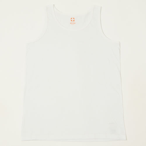 Beams Plus Tank Top Two Pack - White/Grey