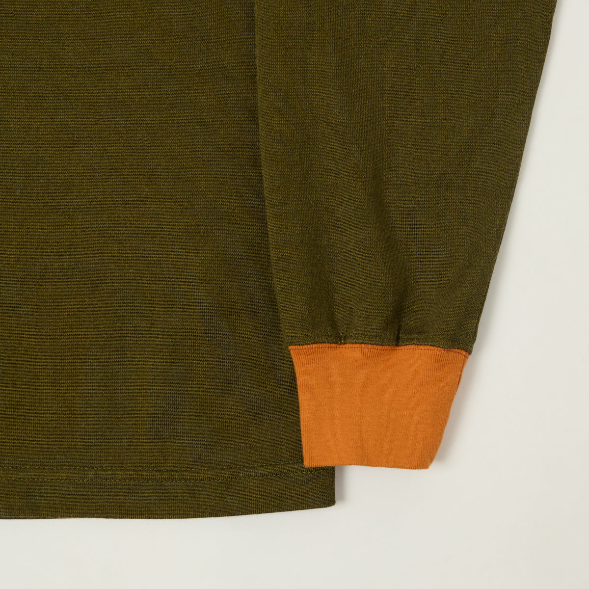 Beams Plus 2 Tone Pocket T-Shirt - Olive