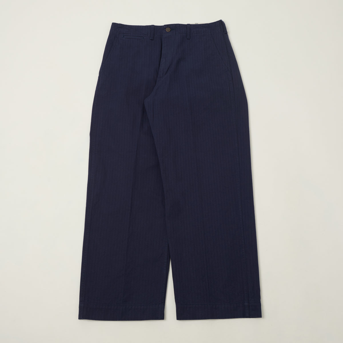Beams Plus Herringbone Twill Chinos - Navy